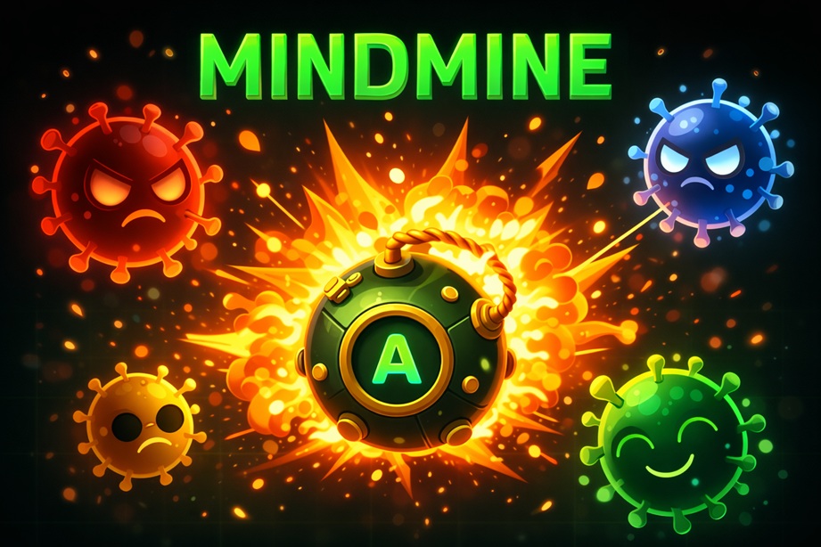 MindMineのゲーム画面